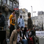 Manifestation  Bruxelles le 19 mars 2005 photo n55 